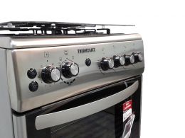 Κουζίνα αερίου με αερόθερμο φούρνο INOX THERMOGATZ TG 2020