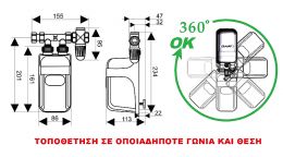 Ταχυθερμαντήρας νερού DAFI  4,5 kW - 230 V, υψηλής πίεσης