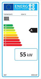 Λέβητας Ξύλου GSW 55 Thermogatz 47.455 kcal/h