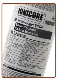 Ανταλλακτικό φίλτρου ενεργού άνθρακα IONICORE SILVER 0,5 micro SCCB