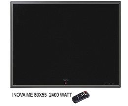 Θερμαντικά  κάτοπτρα κρυστάλλου black INFRARED PLASMA NANO INNOVA ME 2,4 kW με τηλεχειρισμό