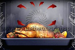 Κουζίνα αερίου με αερόθερμο φούρνο ΛΕΥΚΗ THERMOGATZ  TG 1020