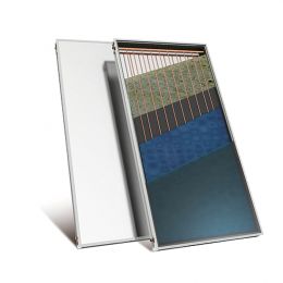 Ηλιακός Θερμοσίφωνας Επιλεκτικός NOBEL AELIOS Διπλής Ενεργείας 120lt Glass 2m2