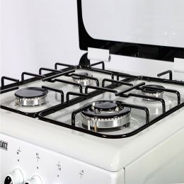 Κουζίνα αερίου με αερόθερμο φούρνο ΛΕΥΚΗ THERMOGATZ  TG 1020