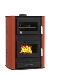 Θερμάστρα ξύλου υδραυλική με φούρνο THERMOGATZ  GSW 35 OVEN